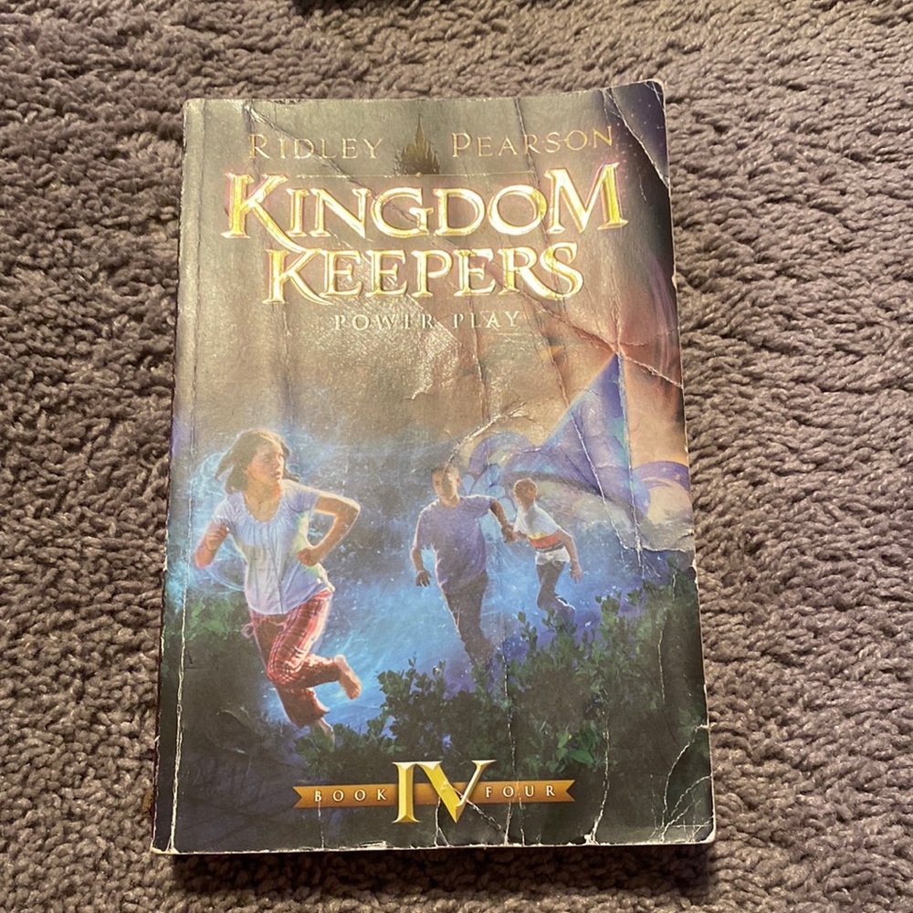 The Kingdom Keepers books 4-7. In great condition other than bending of covers.